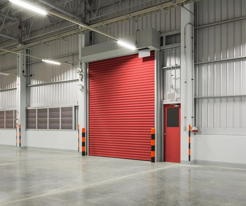 Instalación de puertas industriales